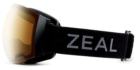 Zeal Ski Mask Portal Dark Night Gold 11323 Photochromic Polarised with interchangable low light lens Goggle