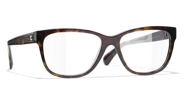 Chanel 3406 C714 Dark Tortoise Glasses | Buy Online | PRETAVOIR