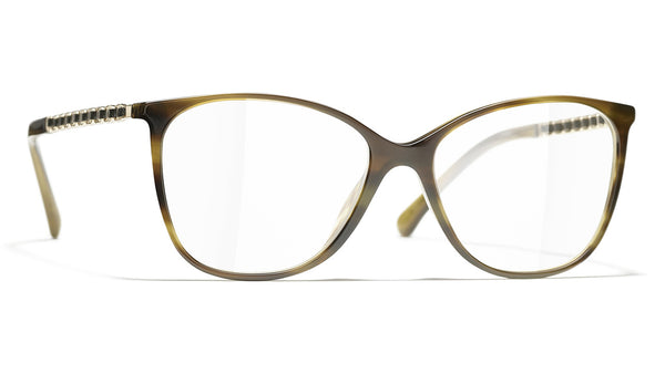 Chanel 3408Q C714 Dark Tortoise Glasses | Buy Online | PRETAVOIR