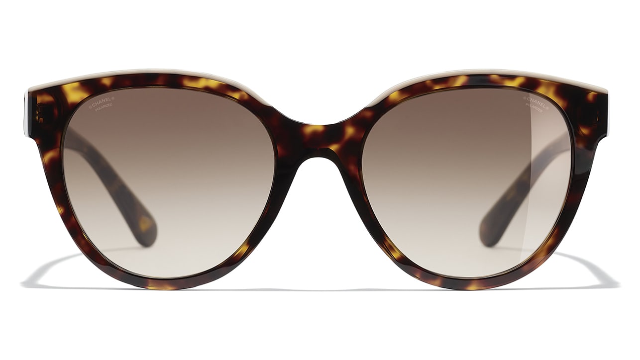Chanel Black Plastic Wayfarer Polarized Frame Sunglasses - 5414-A - Yoogi's  Closet