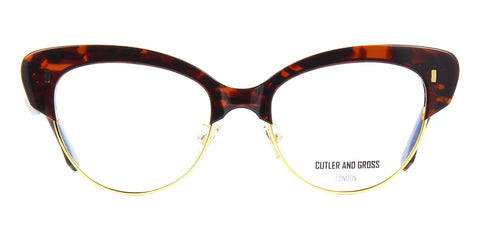 Cutler and Gross 1351 02 Medium Dark Turtle and Gold