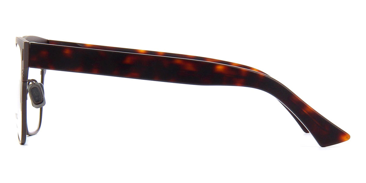 Cutler and Gross 1366 02 Matte Brown on Dark Turtle