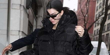 Kendall Jenner Balenciaga BB0003S 001 Ski Sunglasses