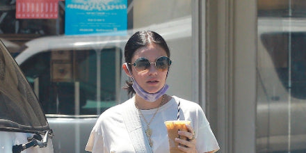 Ferragamo SF189S 783 Gold and Blue - As Seen On Lucy Hale