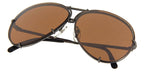 Porsche Design 8478 C Gun Frame - Dk Green + Amber Lenses - As Seen on Khloe Kardashian & Usher