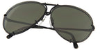 Porsche Design 8478 D Black Frame - Dk Green + Brown Lenses - As Seen On Khloe Kardashian & Kendall Jenner - Black Friday Special