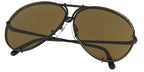 Porsche Design 8478 D Black Frame - Dk Green + Brown Lenses - As Seen On Khloe Kardashian & Kendall Jenner - Black Friday Special