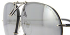 Porsche Design 8478 M Silver Frame - Pink + Silver Grey Lenses - As Seen On Kyle Richards & Axl Rose