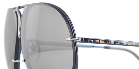 Porsche Design 8478 V Metallic Blue Frame - Blue + Grey Lenses