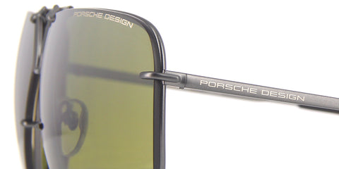 Porsche Design 8928 A Gunmetal Frame With Green VisionDrive Polarised XTR Lenses