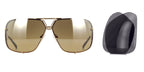 Porsche Design 8928 B Gold Frame With Brown Interchangeable Lenses