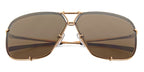 Porsche Design 8928 B Gold Frame With Brown Interchangeable Lenses