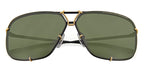 Porsche Design 8928 D Black & Gold Frame Interchangeable Grey Gradient Lenses