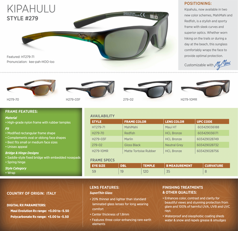 Maui Jim Kipahulu H279-03F