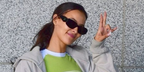 Maya Jama Prada PR 17WS 1AB5S0 Symbole Sunglasses