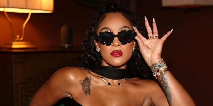 Loewe x Paula's Ibiza LW40088U 01A - As Seen On Lori Harvey & Huda Kattan