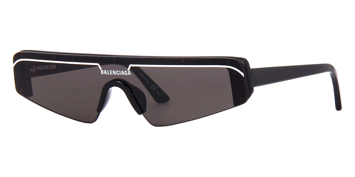 Ski Rectangle Sunglasses in Black  Balenciaga US