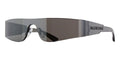 Balenciaga BB0041S 002 Mono Rectangle Sunglasses