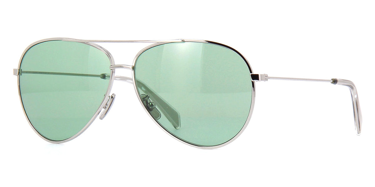 Silver Mirror Celine Mirrored Mask Sunglasses CELINE CL40062U 16N