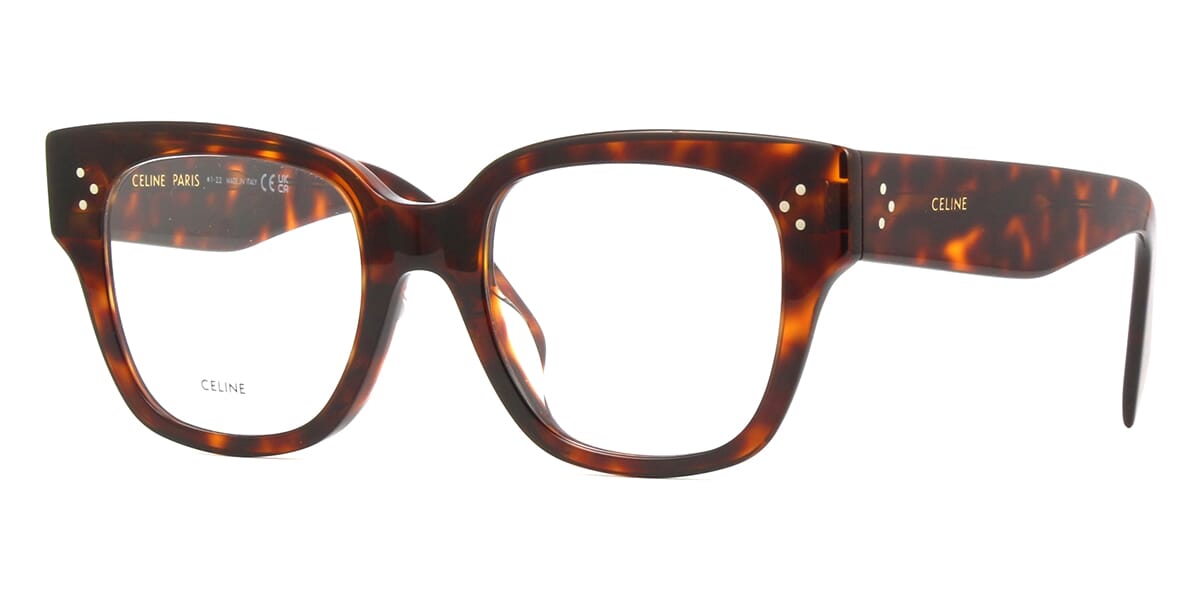 Side view of Chunky Cat eye glasses frame in tortoise