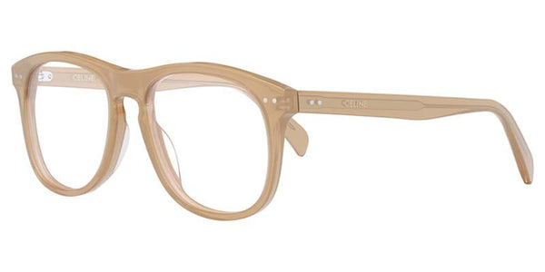 メガネ Celine Eyeglass Frame CL50130I 047 Transparent Brown Celine Thin 2 Dots CL50130I 047 Glasses - Pretavoir