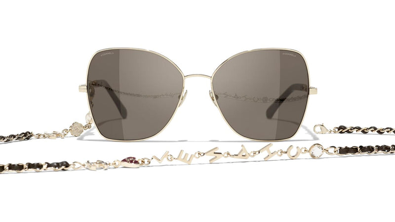 CHANEL Plastic Mirrored Sunglasses for Women for sale