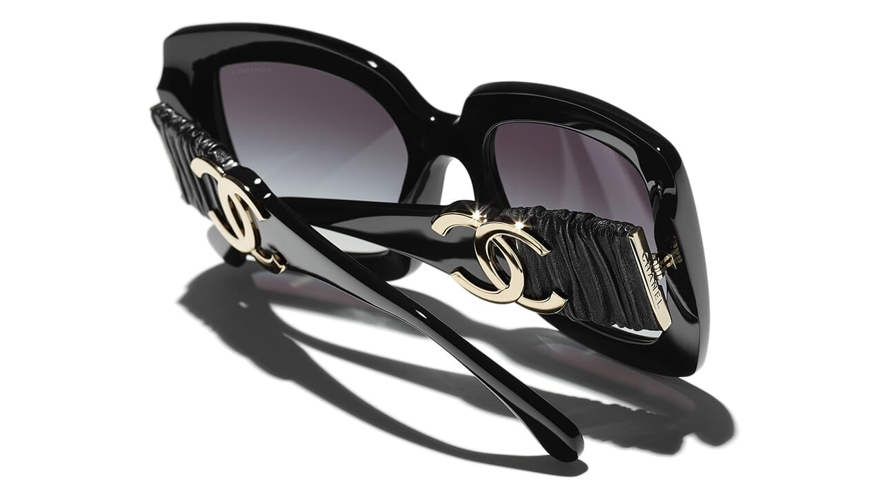 chanel sunglasses with flower
