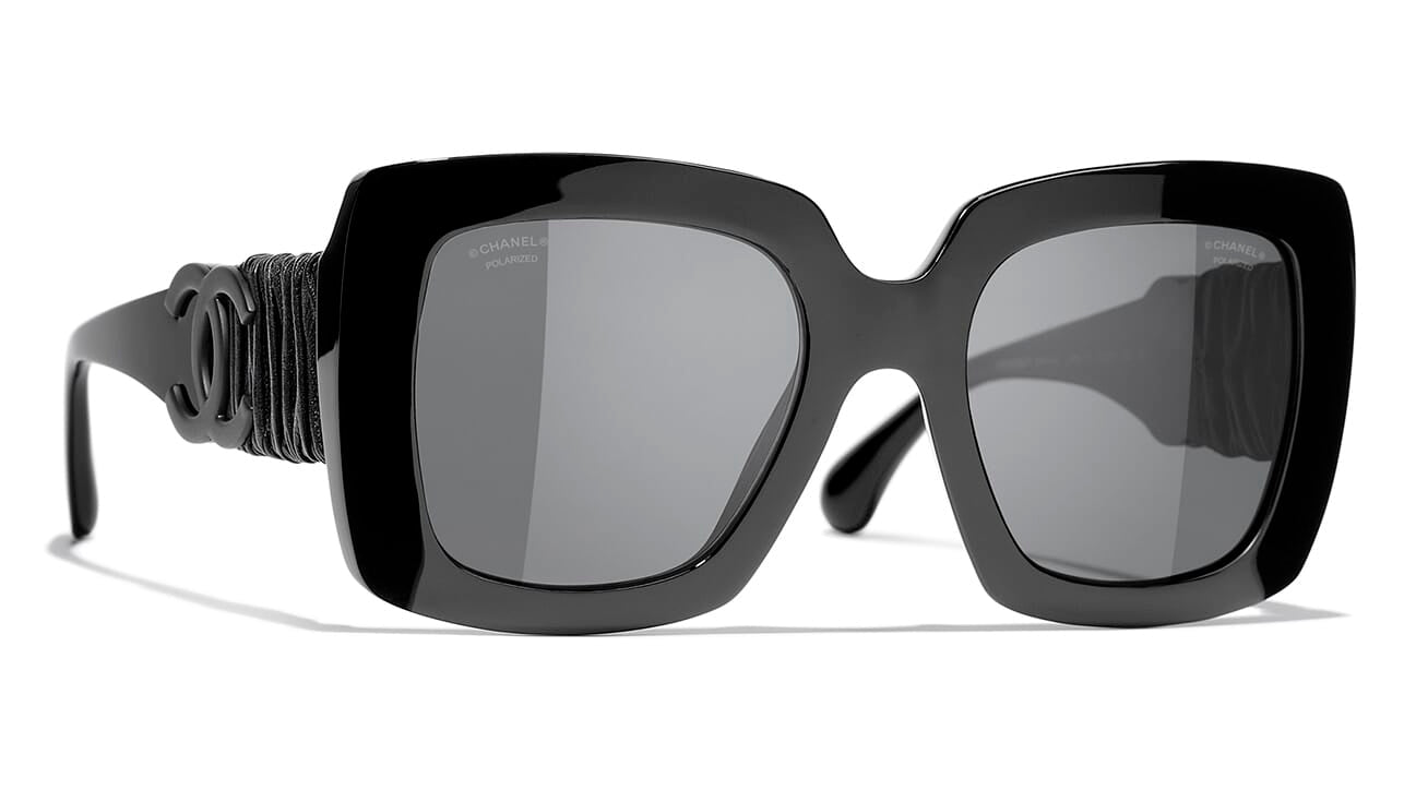 Chanel Square Sunglasses C888T8 Black