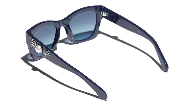Chanel 5409 C775/S6 Khaki Cat Eye Sunglasses