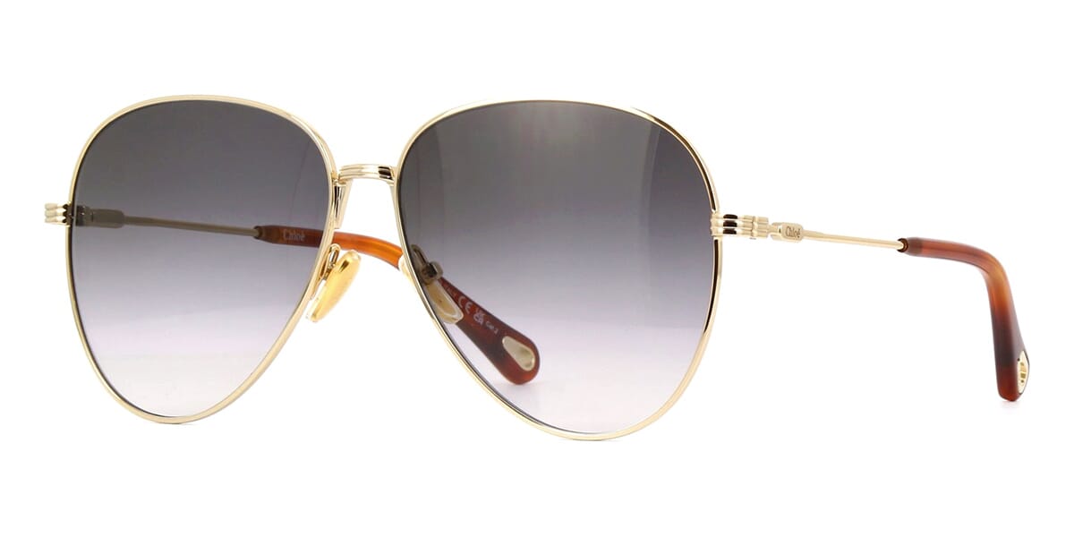 Oversized Aviator Chloe 59mm Aviator Sunglasses Chloé CH0031S 001