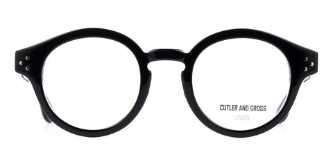 Cutler and Gross 1291/2 01 Black on Crystal Glasses