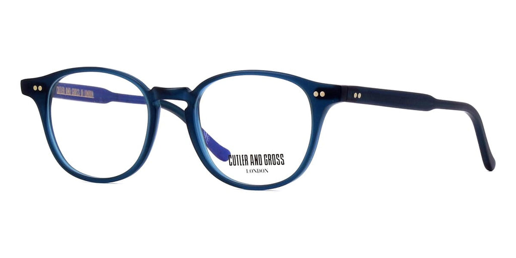 Cutler and Gross 1312V2 04 Matte Ocean Blue Glasses