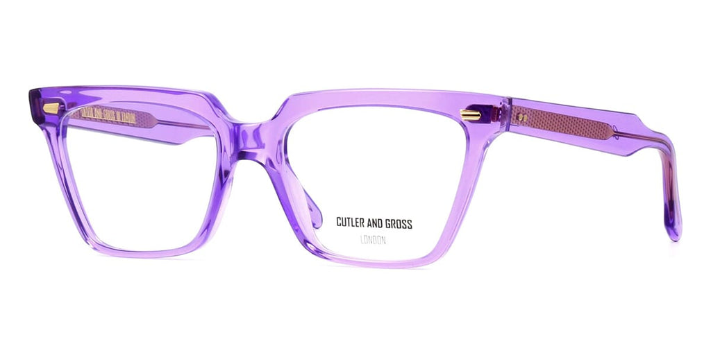 Cutler and Gross 1346 08 Classic Purple Crystal Glasses