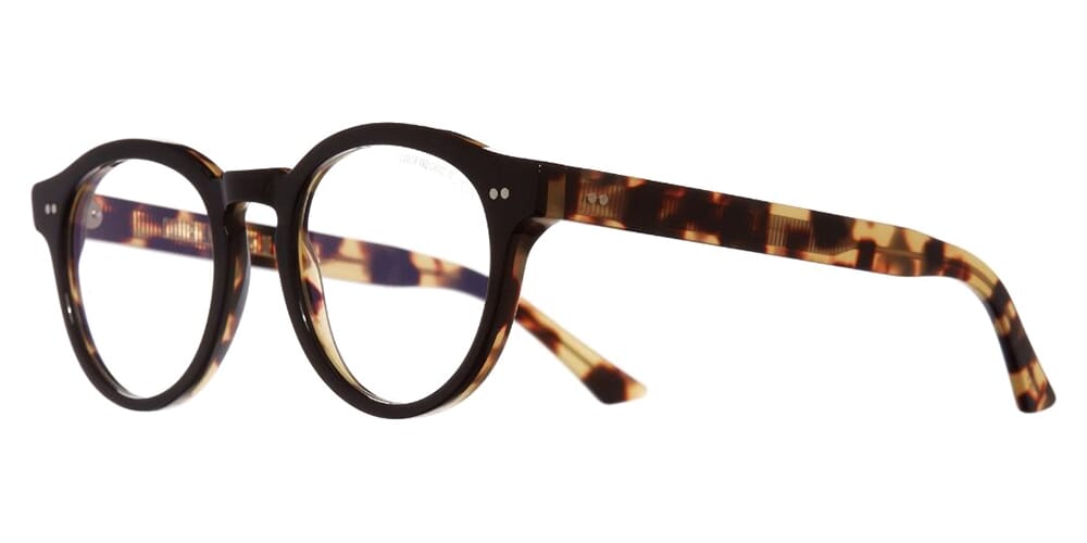 Cutler and Gross 1378 02 Black On Camo with Blue Control Glasses