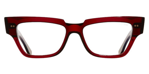 Cutler and Gross 1379 04 Burgundy with Blue Control Glasses