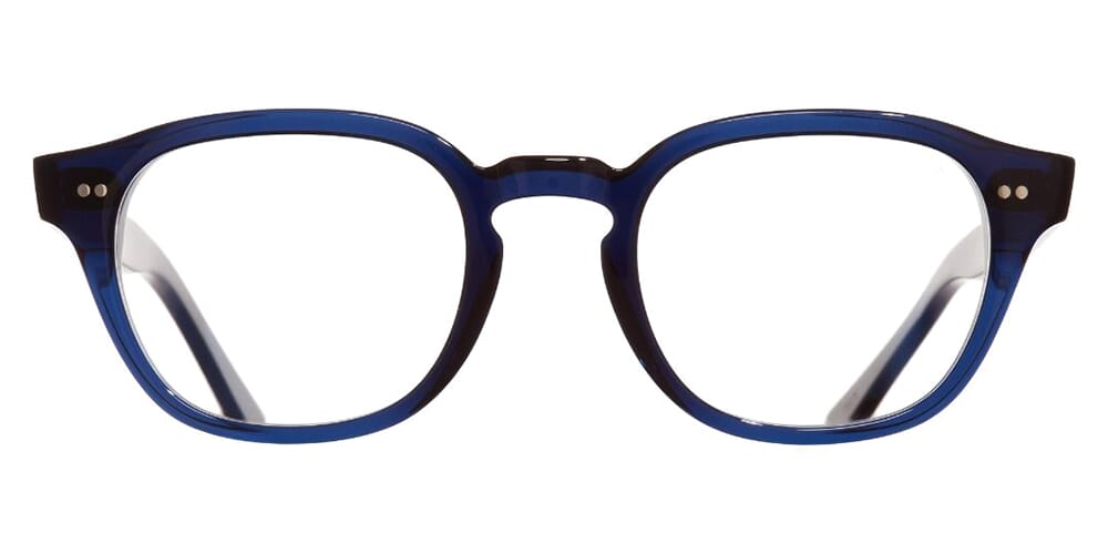 Cutler and Gross 1380 03 Classic Navy Blue with Blue Control Glasses