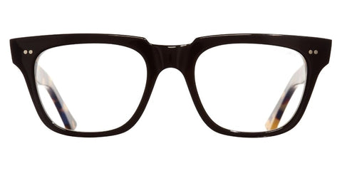 Cutler and Gross 1381 03 Black On Camo with Blue Control Glasses