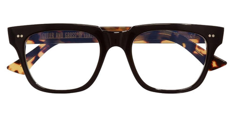 Cutler and Gross 1381 03 Black On Camo with Blue Control Glasses