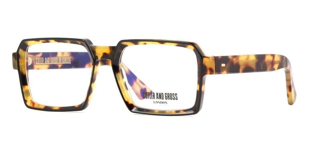 Cutler and Gross 1385 03 Black on Camouflage Glasses