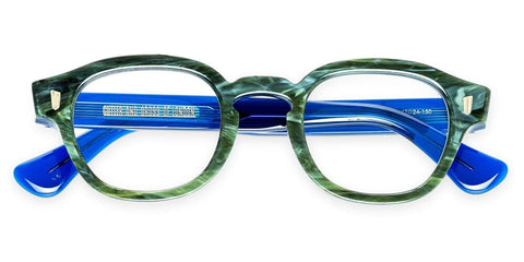 Cutler and Gross 9290 A5 Emerald Marble On Ink Colour Studio Glasses