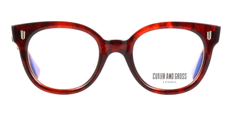 Cutler and Gross 9298 02 Red Havana Glasses