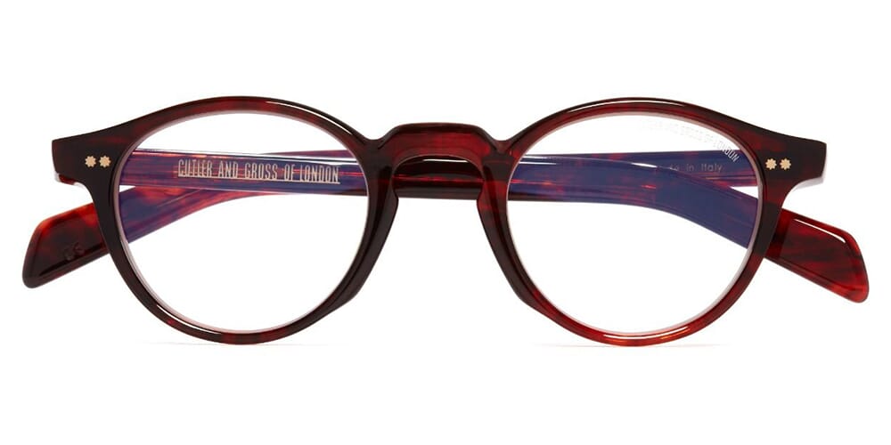 Cutler and Gross GR04 02 Red Havana Glasses