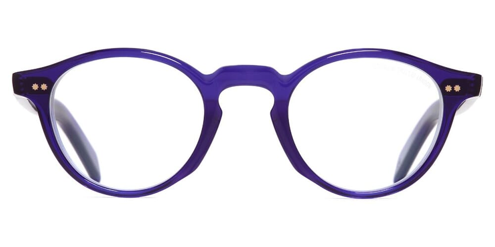 Purple round clearance glasses