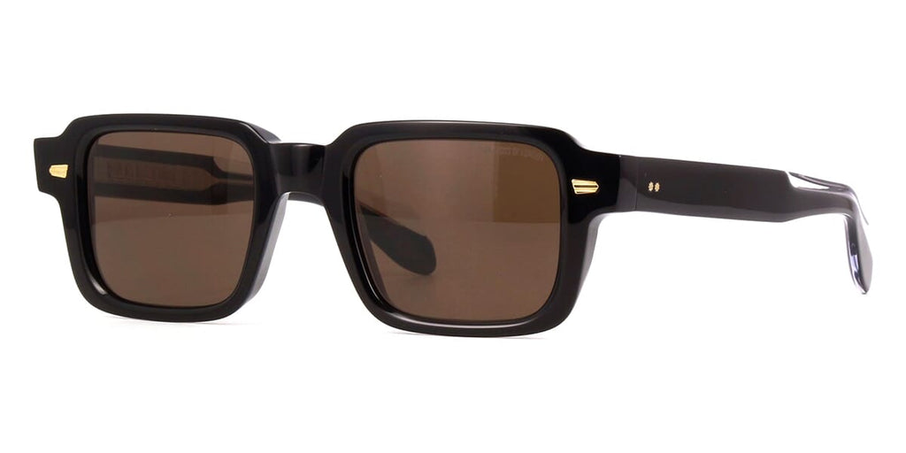 Cutler and Gross Sun 1393 01 Shiny Black Sunglasses