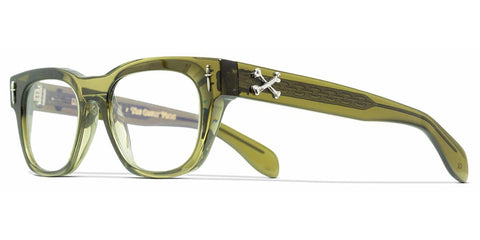 Cutler and Gross x TGF The Crossbones Optical GFOP003 04 Olive Glasses