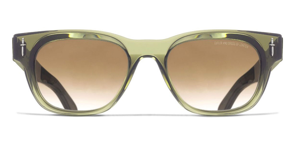 Cutler and Gross x The Great Frog The Crossbones Olive Sunglasses 