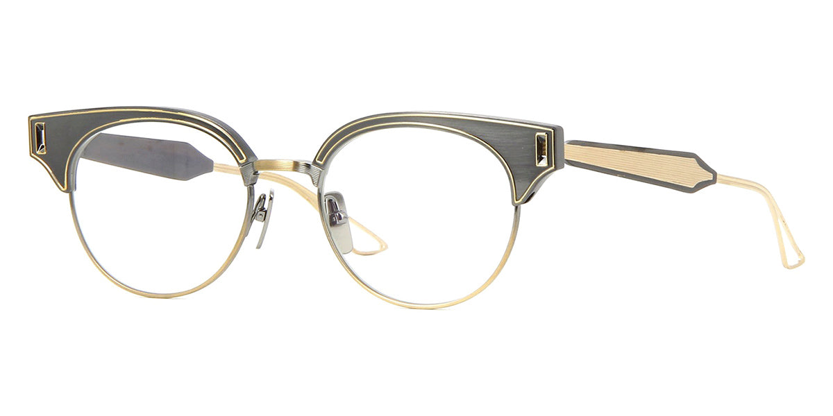 Side view of Clubmaster eyeglasses frame by Dita