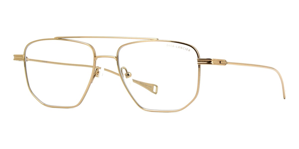Side view of Dita Aviator eyeglasses frame