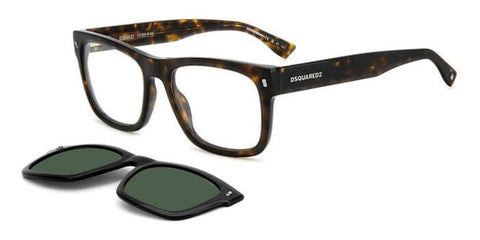 Dsquared2 D2 0100/CS 086UC with Magnetic Clip on Glasses