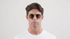 Saint Laurent Sun SL 422 001 - As Seen On Dominic Sessa